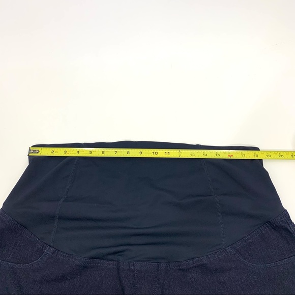 Isabel Maternity Jeggings With Pockets Dark Wash Blue Navy Nwot Size 18/34R Nwot - Picture 11 of 15
